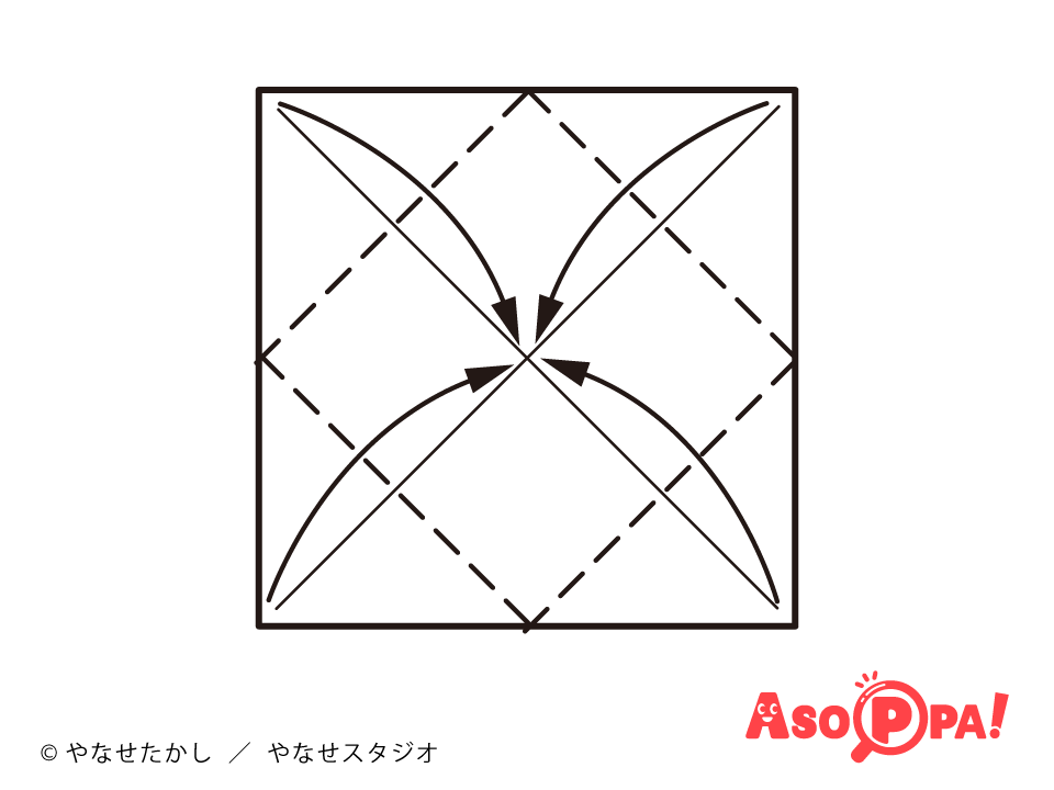 バイキンマンの折り紙での作り方 バイキンマンとだだんだんのおりがみメダルいちにの山紫水明