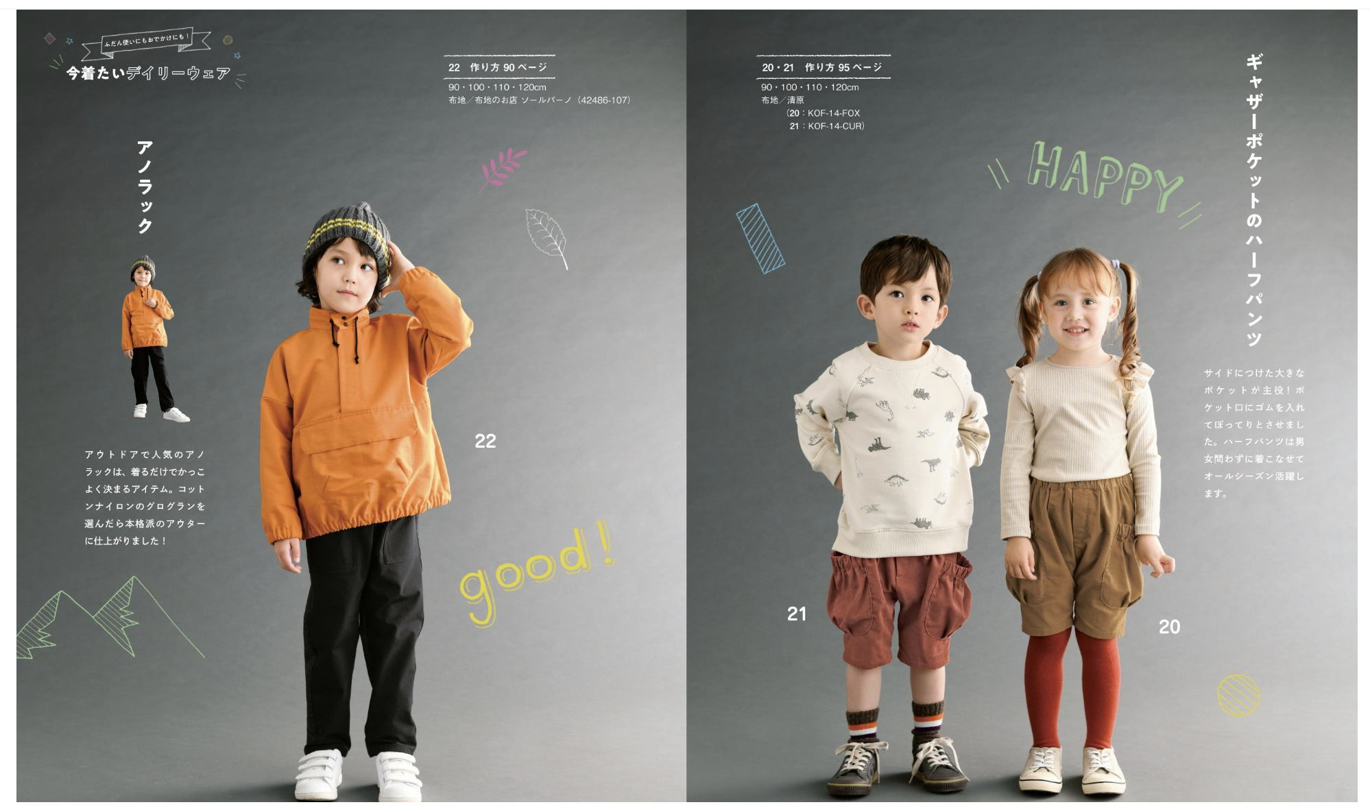 シャツワンピース 型紙 90 100 110 120サイズ 型紙 子供服 キッズ パターン 女の子 縫い代付き 4サイズ:SewingPatternStudio・Yahoo!店 - 通販 - Yahoo!ショッピング