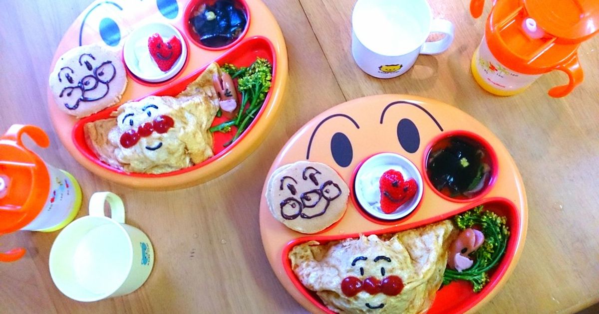 アンパンマンプレートレシピ！2歳お誕生日メニューの作り方♪幼児食レシピ管理栄養士namiのレシピブログ