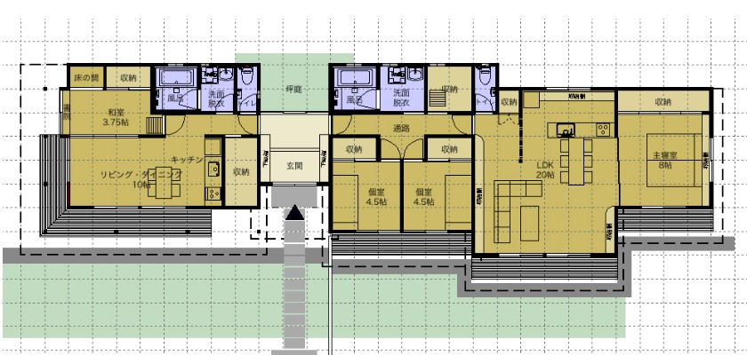 小さい二世帯住宅でも充実の間取り例！35坪で「完全分離型」の家元ハウスメーカー、今不動産特化ＦＰカルタのマイホームのイロハ