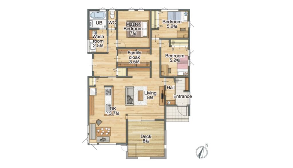 35坪のおしゃれな間取り例3選！家づくりのポイントと注意点も解説 - 群馬県太田市の注文住宅・平屋・自然素材の家に強い工務店タカトーホーム