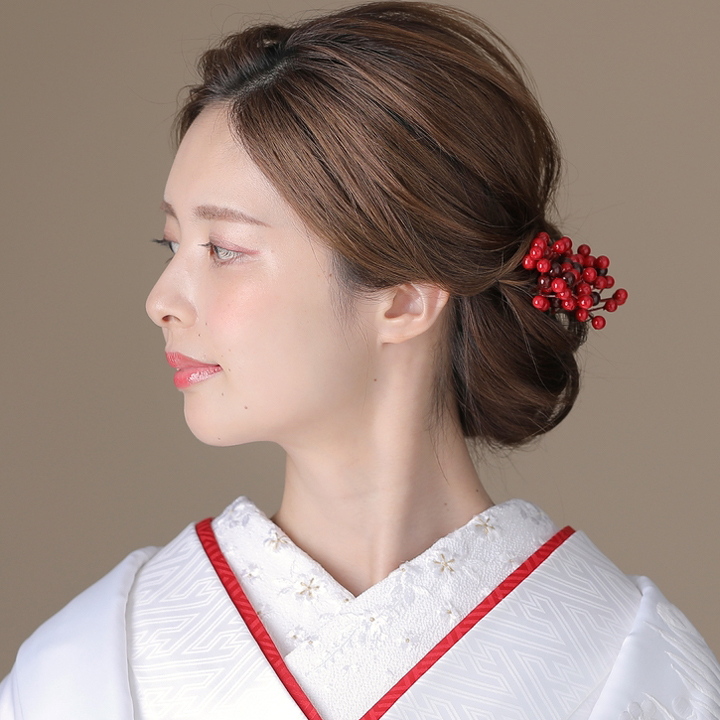 夢館ビューティ ースタッフブログ »結婚式・留袖のお着付けとヘアセット☆