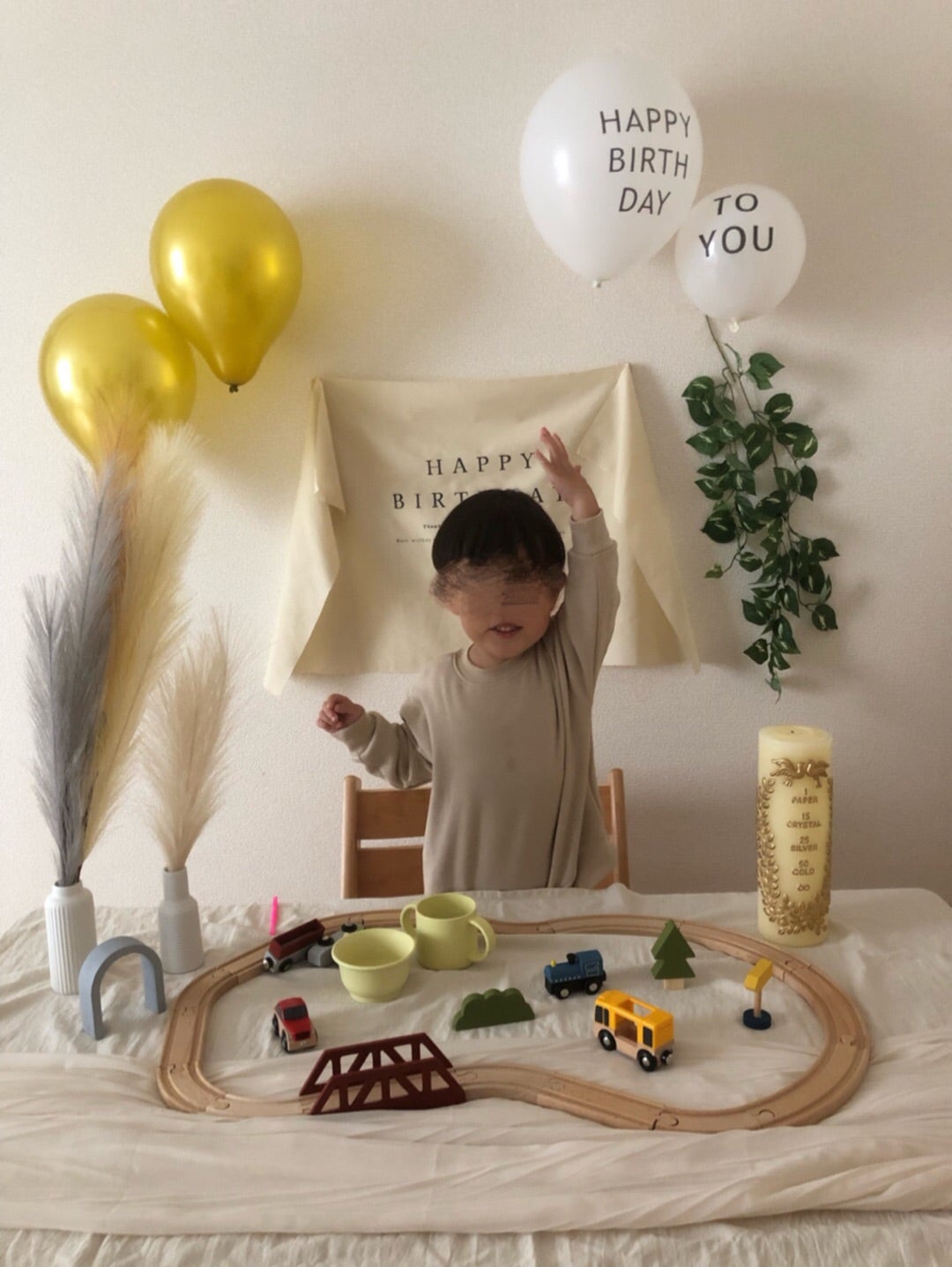 マネしたいおしゃれな誕生日の飾り付け42選♡100均や手作りアイテムで特別なパーティーに 簡単 暮らしニスタ