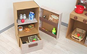 100均デコパージュ&桐箱で♪カフェ風ミニ冷蔵庫の作り方☆おままごとにハンドメイドの作り方・アイデア暮らしニスタ