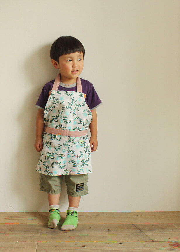 フリルがかわいい！こどもギャザーエプロン エプロンドレス の作り方nunocoto fabric
