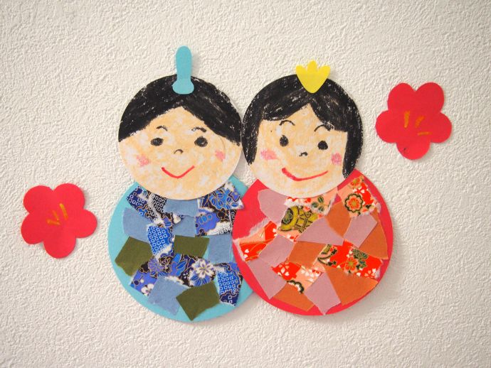 ひな祭りのお雛様の折り紙。簡単に子どもでも作れる可愛い雛人形2種類の折り方♪幼稚園や保育園の２月３月の手作り製作にも最適です♪おりがみっこⅡ