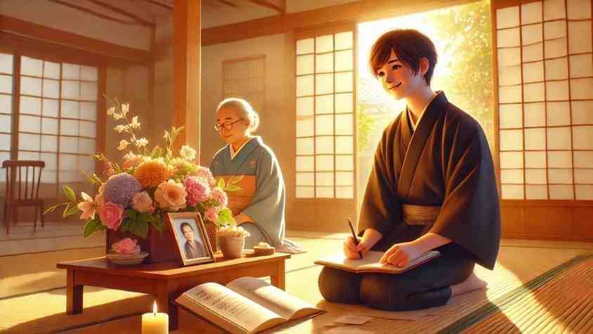 社会人の孫が代表で読む弔辞：心に響く例文集例文JP