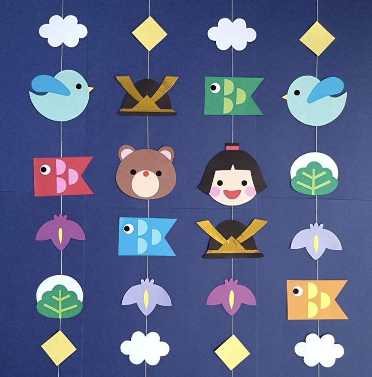 壁面飾り 春② こどもと作る壁面装飾 3月・4月・5月 春