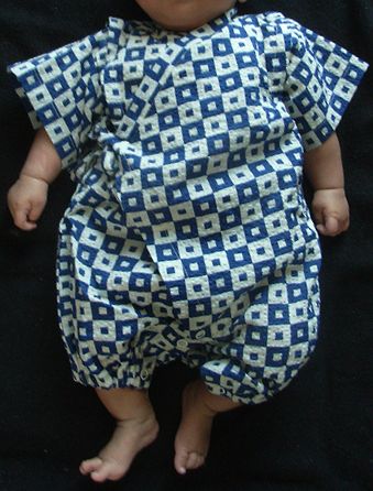 甚平 じんべい子供140サイズ 型紙 作り方コスプレ衣装 無料型紙 でぃあこす