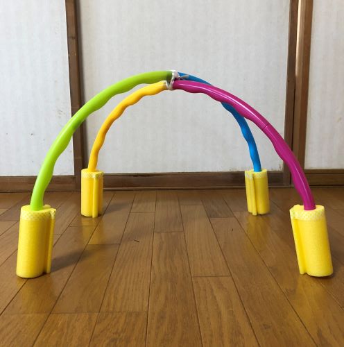 100均 ベビージムの作り方！土台はダイソーでDIYしよう！積立日記