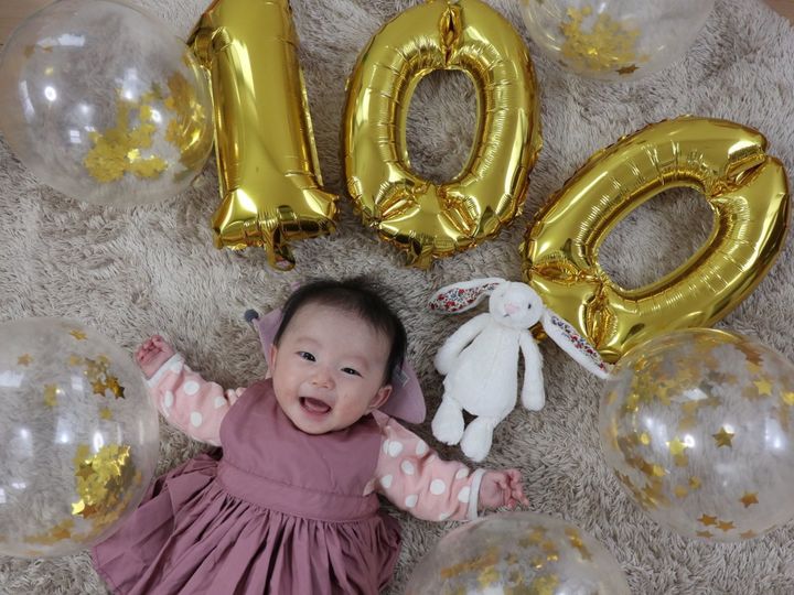 月齢フォトグッズは100均で手作り！簡単にできてきれい！趣味いく！趣味＋育児