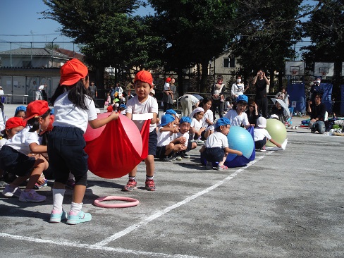 ミニ運動会 その３ 親子競技言万葉 ことのよろずは ブログ奈良学園幼稚園