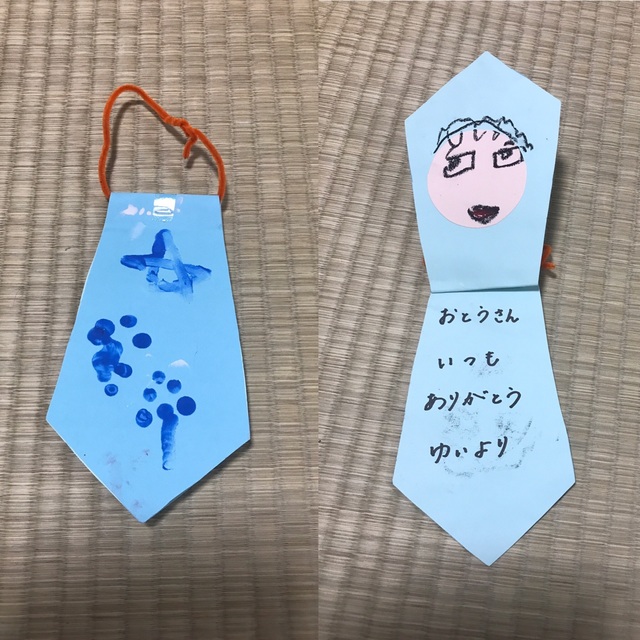 父の日制作 Ｃ組 ５歳児第二椎の実子供の家