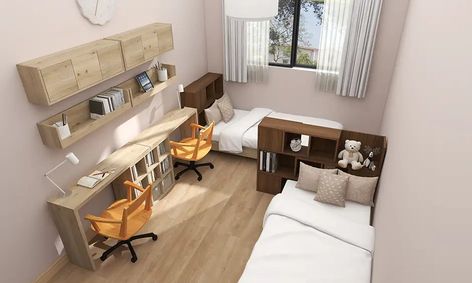 6畳子供部屋を2人で使うレイアウト9選！男女で配慮したいポイントも解説！タスクル