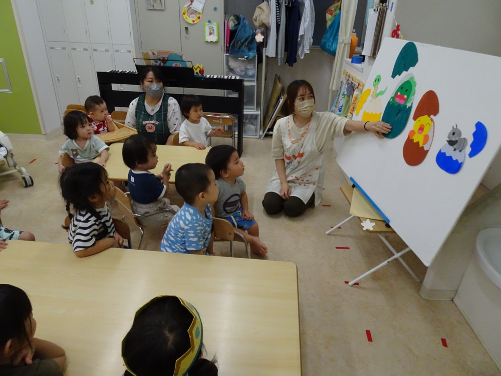 ８月 誕生会かたつむり保育園