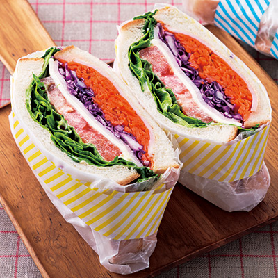 くるくるサンドイッチ 可愛いお弁当を旦那に持たせる嫌がらせ弁当「くるくるサンドイッチ編」