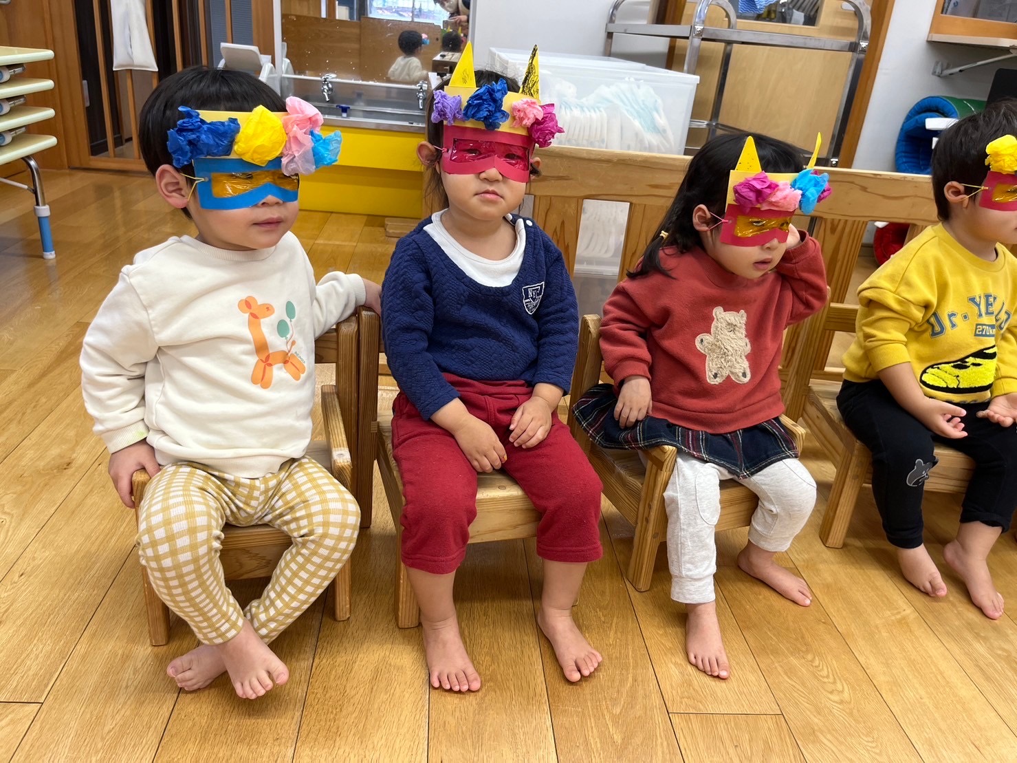 壁面飾り 壁面 保育 保育園 幼稚園 手作り かわいい 2月 節分 おに 鬼 節分 鬼