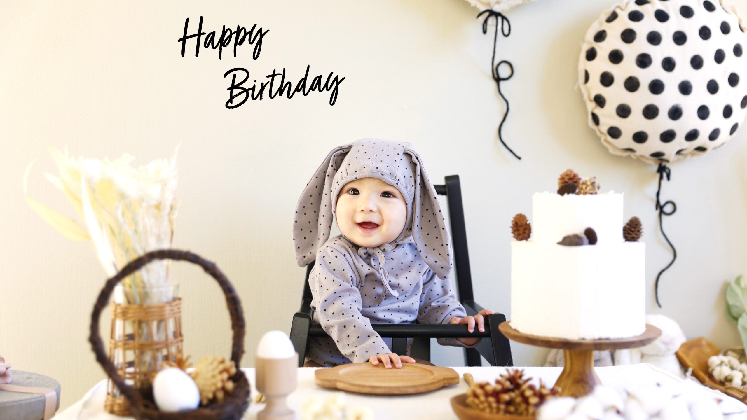 1歳の記念は特別なお誕生日に♪ ベイビーコレクションお宮参り・百日祝い・赤ちゃん写真のフォトスタジオ・写真館はらかんスタジオ