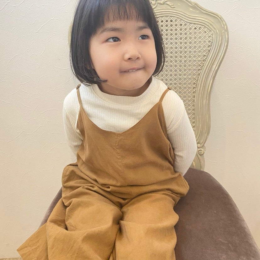 ベビーバングアシメバングオン眉アシメおんまゆ5歳ロングヘアーミディアム女の子の髪型子どもの髪型チョッキンズキッズヘア