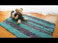ラグの編み方：初心者のための簡単で凝ったフロアマットの作り方