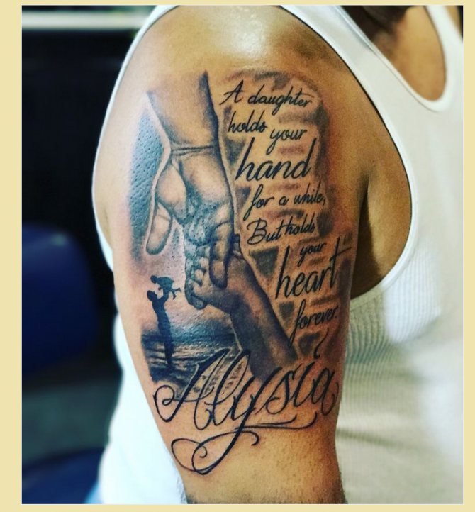 家族への愛の証！ ブルックリン・ベッカムのタトゥーコレクション