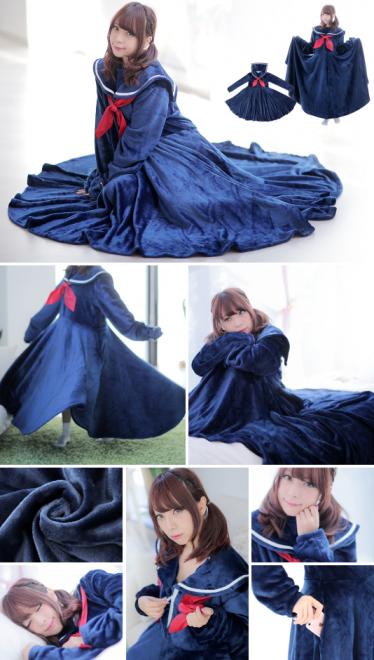 死ぬまでにセーラー服を着てみたかった人必見。セーラー服パジャマ、秋冬版登場！