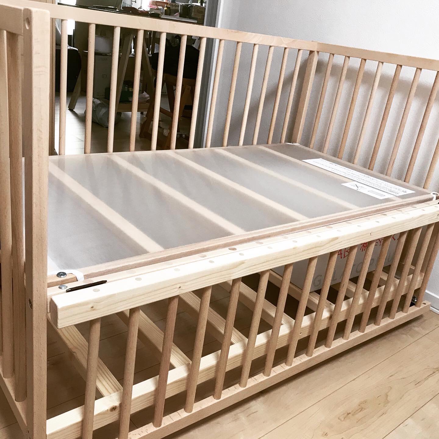 ベビーベッドのリメイクで作るベンチDIYで作るオシャレインテリア 金曜大工