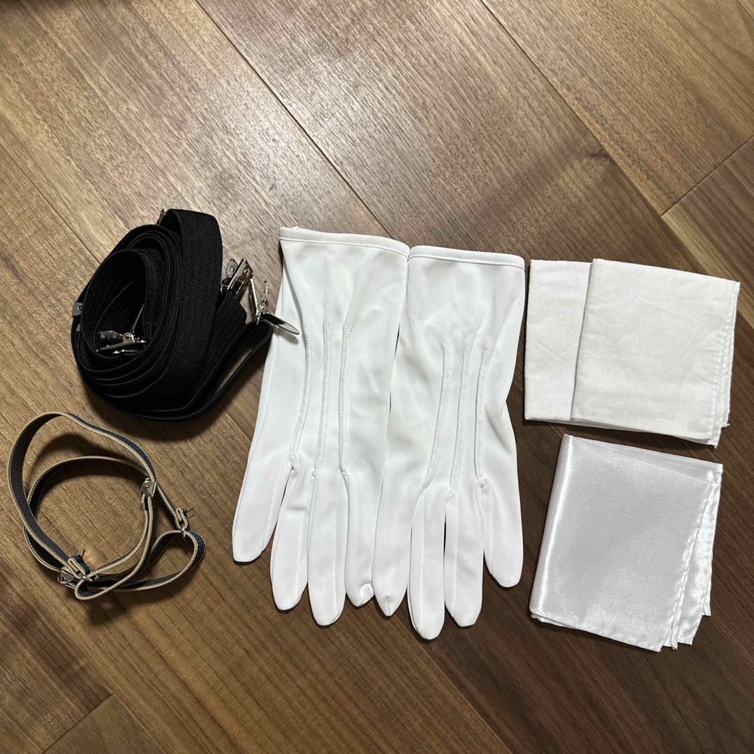 圧倒的おすすめ新郎衣装小物4点セット 新郎 小物 シャツ以外 セット サスペンダー カフス チーフ 白手袋 結婚式 送料無料M便 1 2: トレンドスタンダード - 通販 - Yahoo!ショッピング