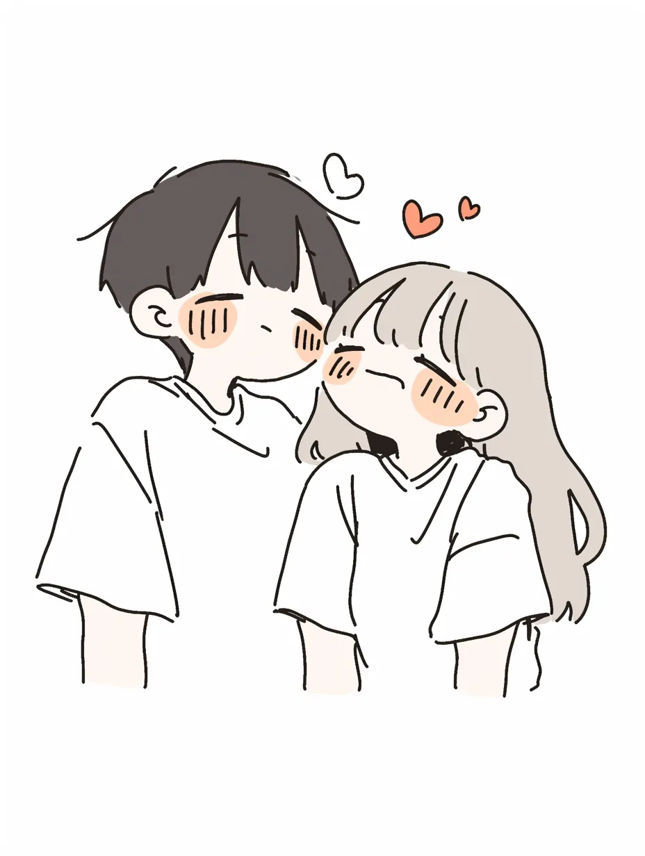 カップルイラスト ほっこりイラスト ほのぼのイラスト 日常の幸せ 日常イラスト カップルの日常 夫婦の時間 いらすとぐらむ イラストレーション coupleillustration couplelife illustrationgram penartwork coconala illustrationartists