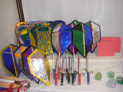 手作りおもちゃバザー おもちゃの一例 ・どれも、お母様方の力作ばかりです