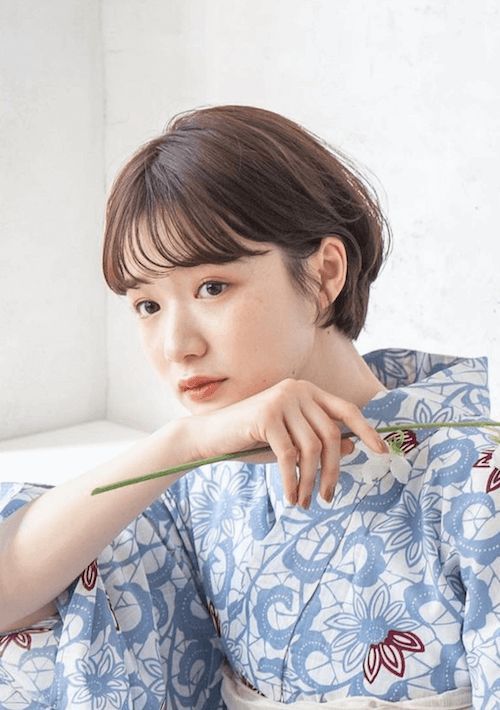 甚平に似合う髪型! 簡単ヘアアレンジ ショート•ミディアム編生活に役立つ記事