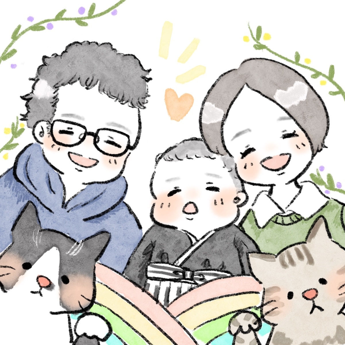 シンプル イラスト 家族の顔アイコン Stock VectorAdobe Stock