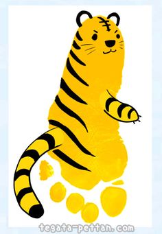 壁面飾り 無料ダウンロード型紙で「動物の運動会 とら」壁面飾りを作ってみた！ ９月 10月 保育園 幼稚園 小学校 介護施設 デイサービス 壁面装飾製作壁面飾り型紙工房