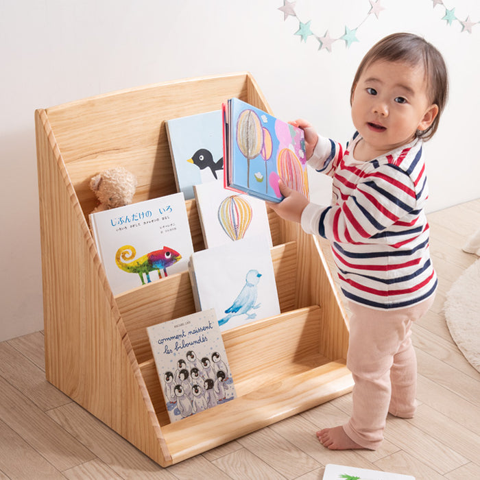 おしゃれで可愛い子供家具 Colleen絵本棚 引き出し収納タイプの激安通販は ベッド通販.com にお任せ