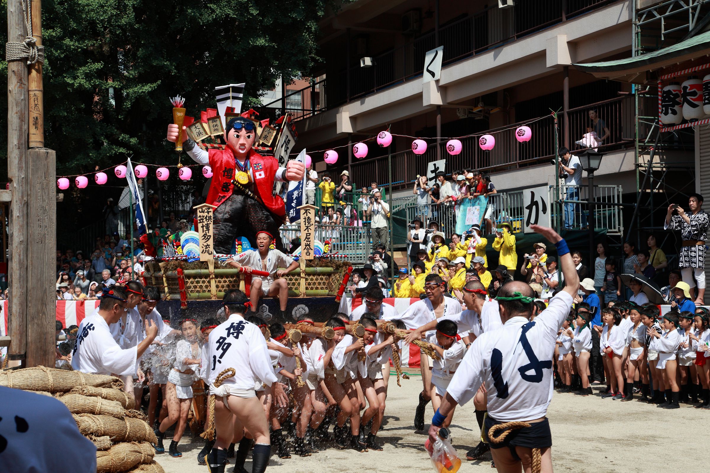 10年以上前から全校で祭りを盛り上げ 宗像の4地区で山笠 14、15日 児童・生徒も参加福岡毎日新聞