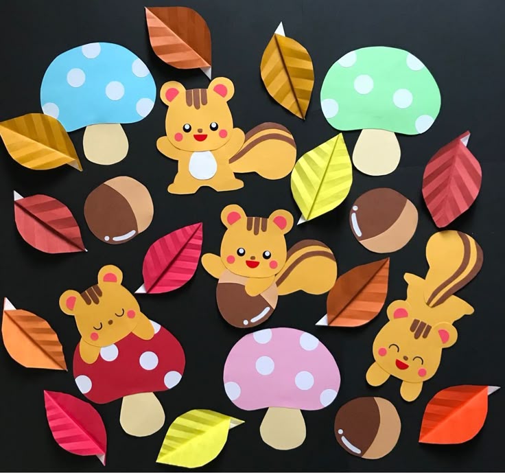 Amazon壁面飾りりす 3匹 定番 春夏秋冬 動物 保育教材正月飾りおもちゃ
