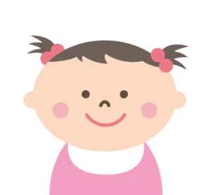 出産祝いはがきテンプレート「おくるみの赤ちゃん男の子」ダウンロードかわいい無料ポストカードテンプレート はがき絵箱