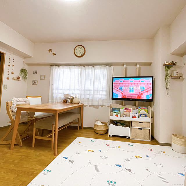 マンションリビングに赤ちゃんスペースを作りました♪実際に使っているものを紹介中古マンションリノベで快適生活