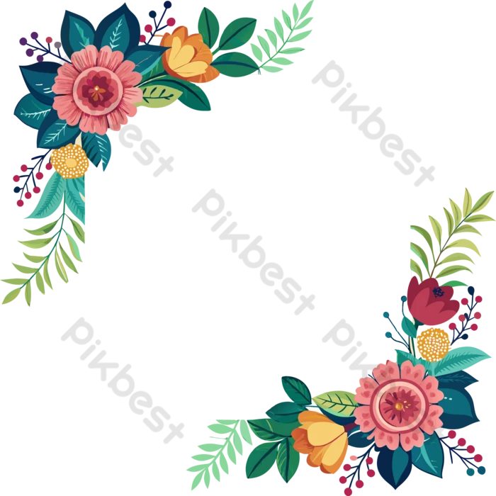 結婚式の招待状フレームイラスト画像とPNGフリー素材透過の無料ダウンロード - Pngtree