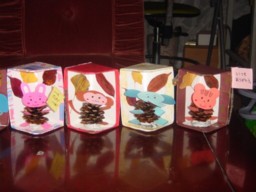 敬老の日ぶどうのポストカード