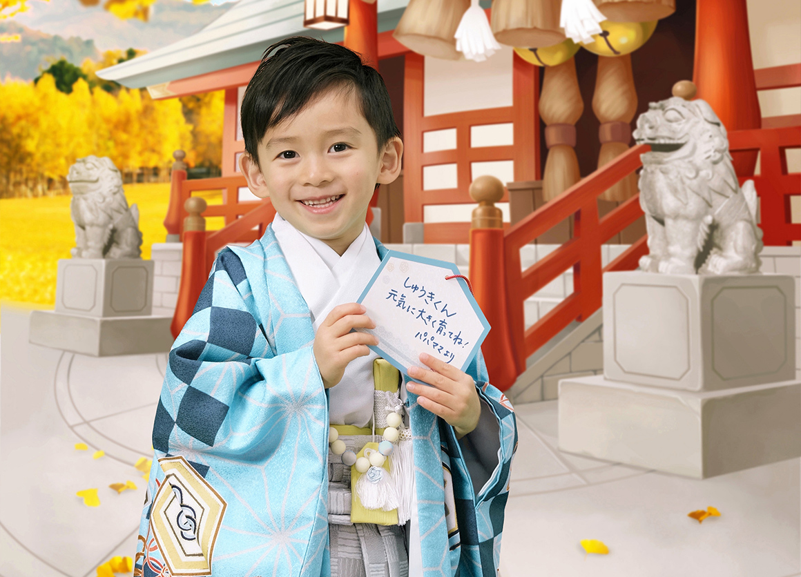 レンタル 七五三 撮影小物9点セット 傘 鞠 紅葉 ぬいぐるみ 眼鏡 ベレー帽 七五三飴