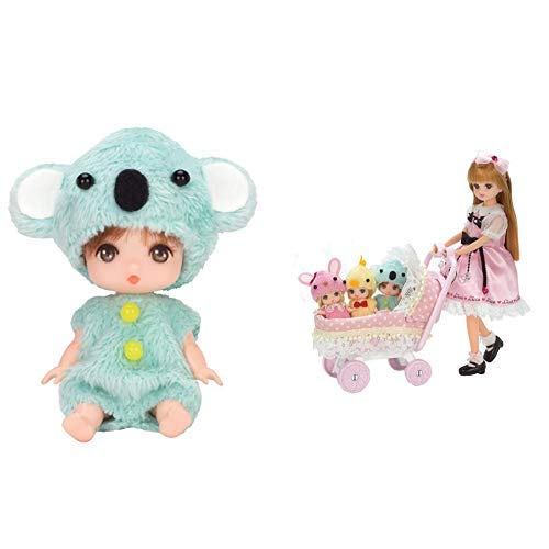 Amazon.co.jp: リカちゃん ドール LD-25 みつごのあかちゃん げんくんとリカちゃん LF-11 みつごのあかちゃんベビーカーのセット : おもちゃ
