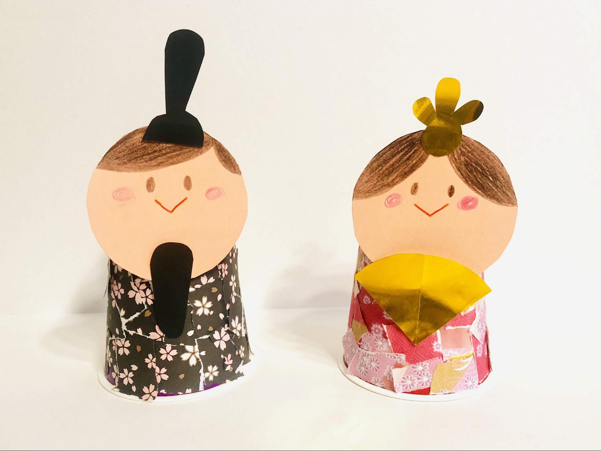 保育アレコレ おひなさま制作愛媛県保育士・保育所支援センタ