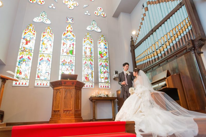 エリア最大級の独立型チャペル 150年の歴史を誇るステンドグラスが飾られる教会✨伊勢山ヒルズ結婚式場ベストブライダルbestbridalBB花嫁式場探し卒花ウエディングブライダルフェア伊勢山ヒルズ花嫁伊勢山皇大神宮みなとみらい花嫁横浜花嫁大