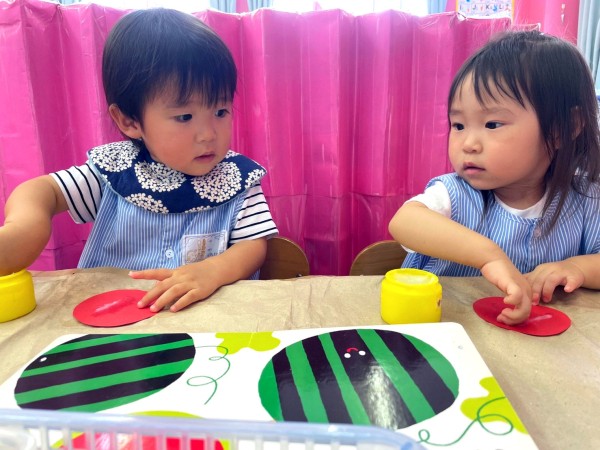 夏の製作＆五感あそびわかたけの森こども園