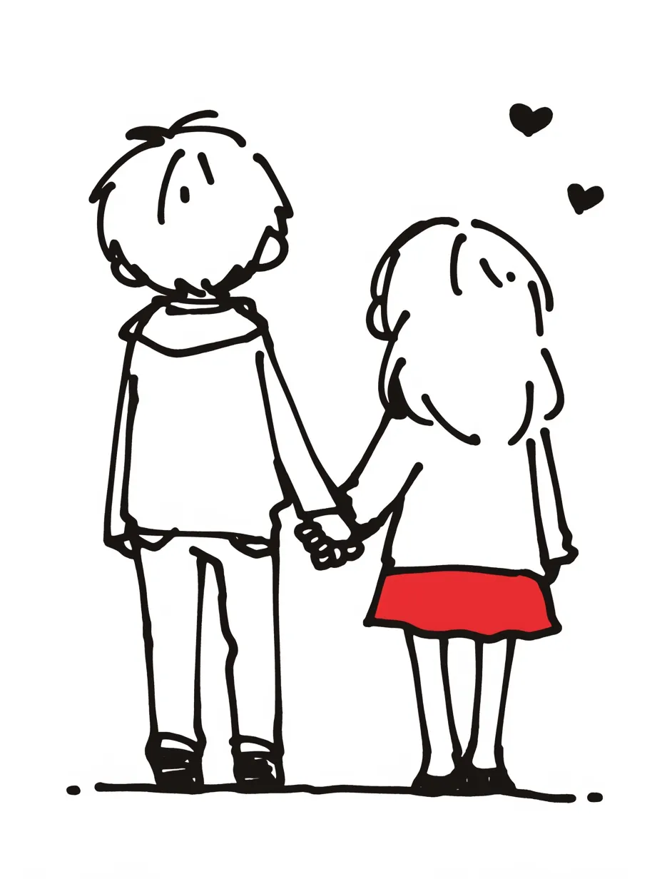 若い夫婦無料イラスト素材素材ラボ