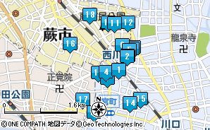 西川口駅（JR京浜東北線）東口からのアクセス - 埼玉県