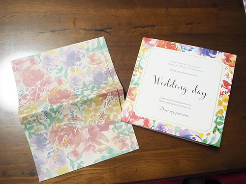 結婚式まであと4日 花嫁の手紙に着- 結婚式準備レポ みんなのウェディング