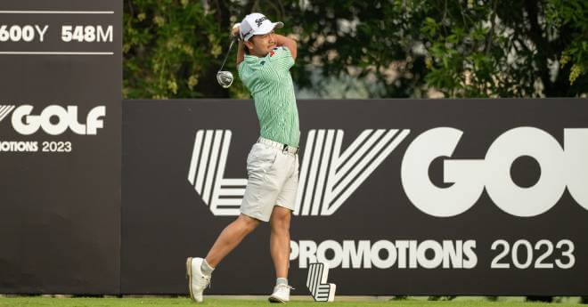 結婚後、初めて妻の前で見せた 比嘉一貴、完全優勝！ゴルフグローバル