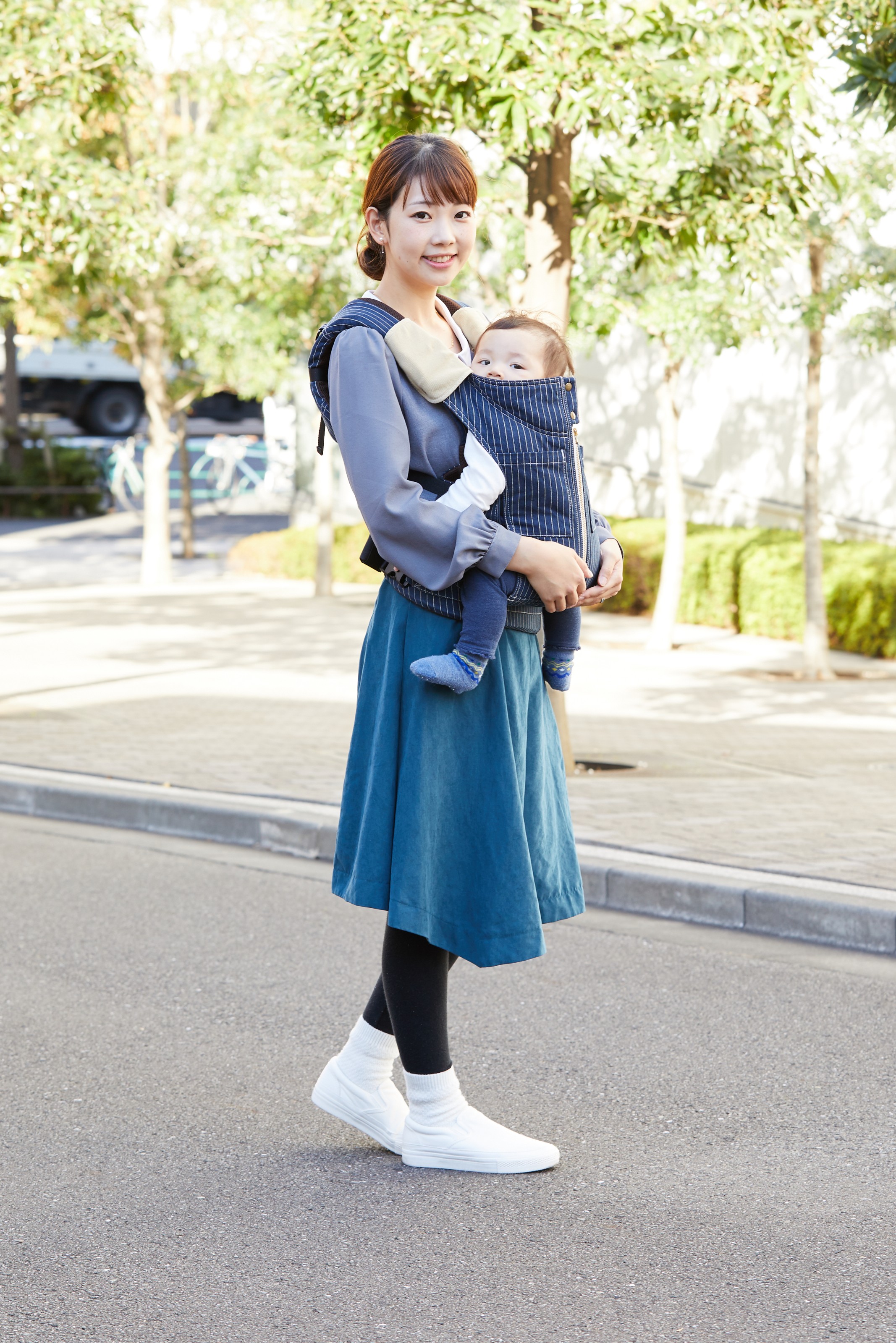 入園式コーデ ジレTikTok